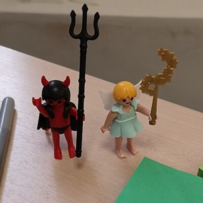 ange et démon carré ange et démon carré