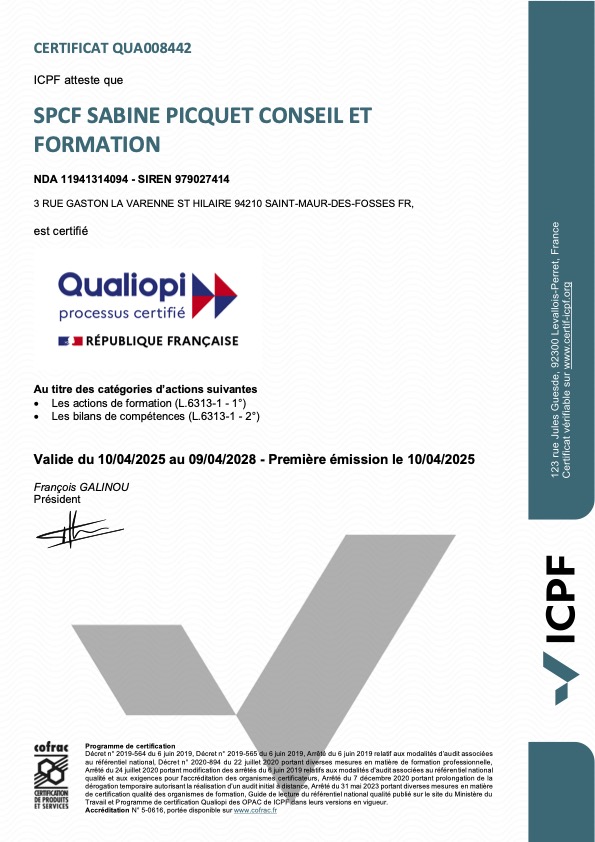 certificat qualiopi